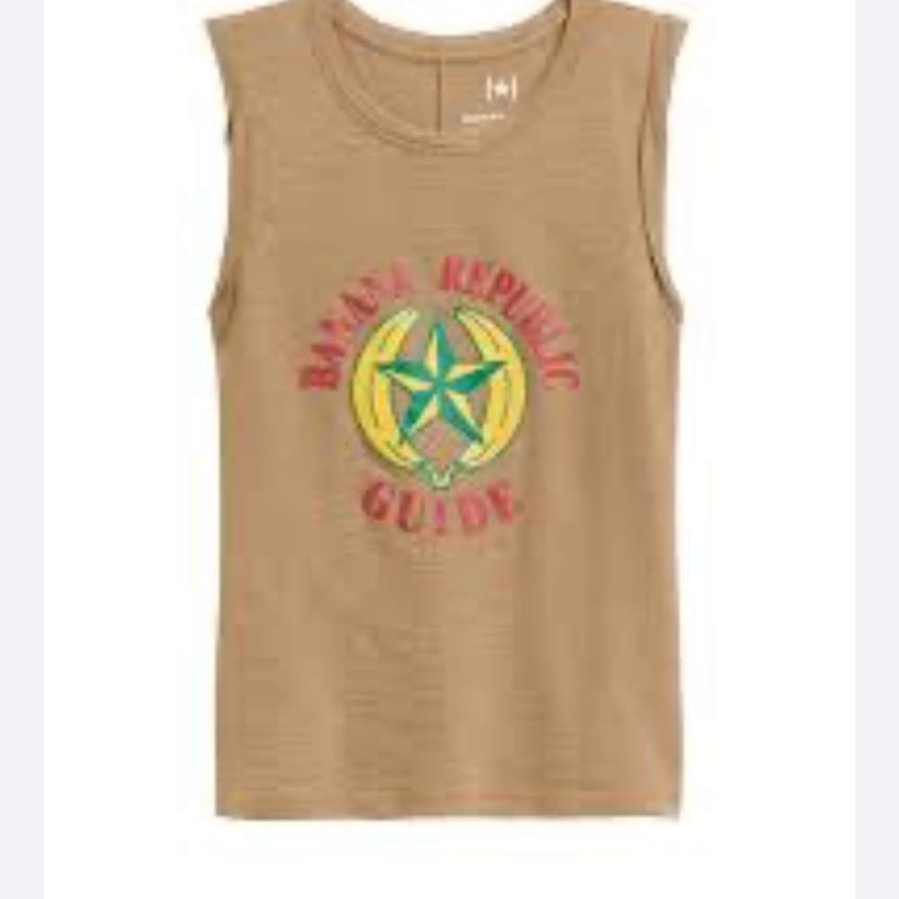 SOLD Banana Republic tee bananas & star logo collectible - Picture 4 of 6